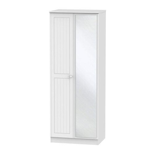 Warwick 2 Door Mirrored Wardrobe